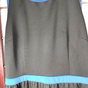 B.Smart Black and Blue Dress